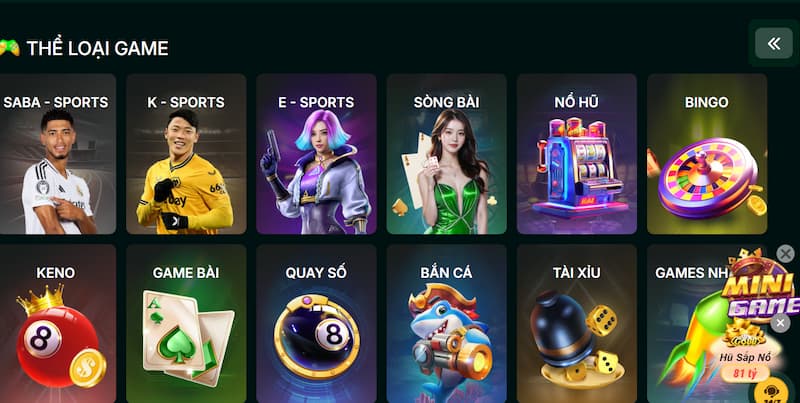 Trang chủ 23 Kho game cược tại FO88